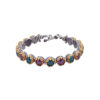 Bracelet with Swarovski crystals