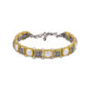 Reversible bracelet with Swarovski crystals