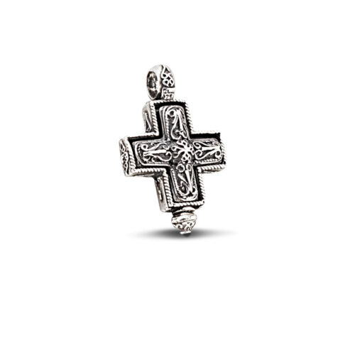 Sterling silver locket cross