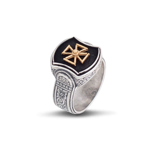 Ring with cross