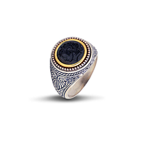 Ring with Alexander the Great