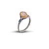 Ring with Swarovski crystal