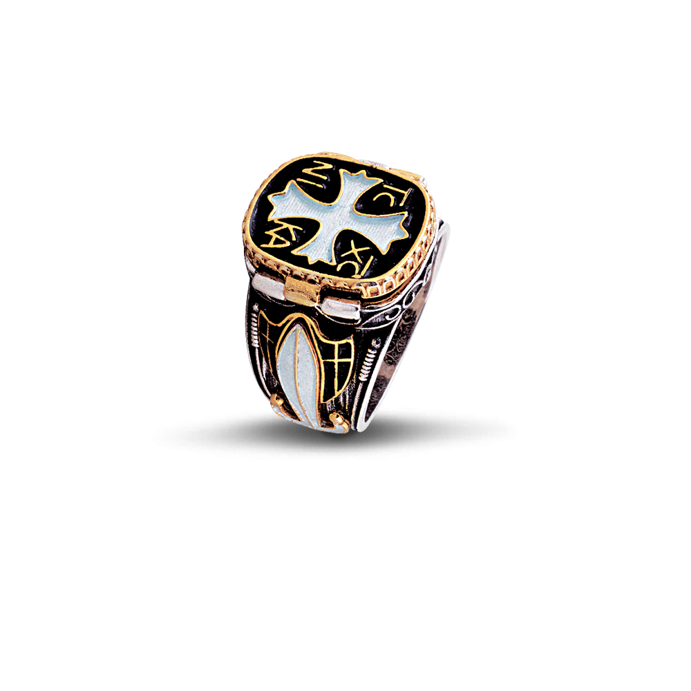 Sterling silver locket ring