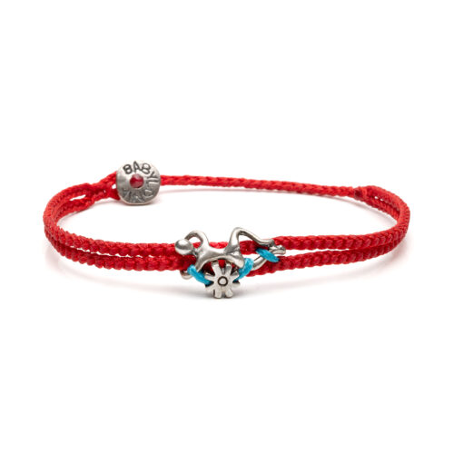 Silver bracelet "Climber & Trust"