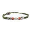 Silver bracelet "Communication, Optimism & Soul"