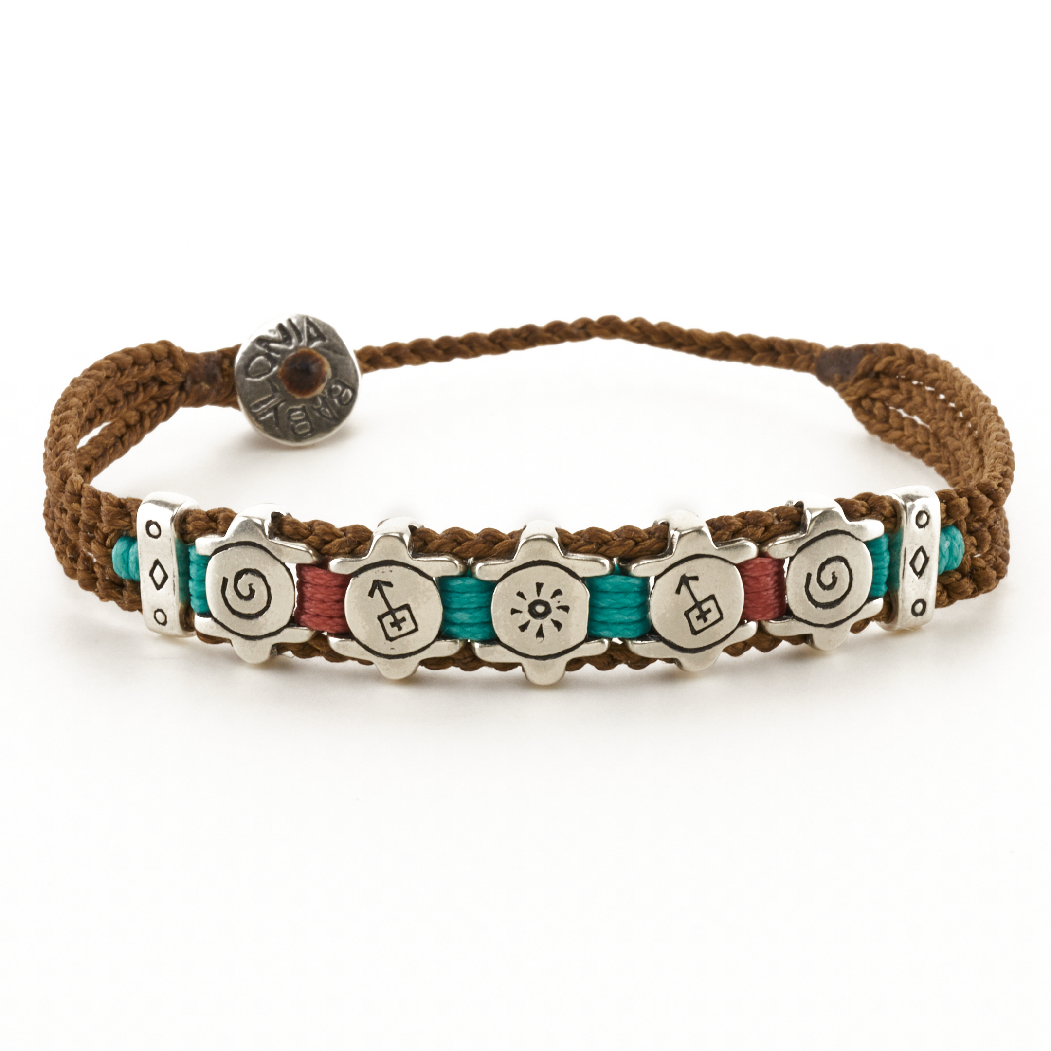 Silver bracelet "Adaptability , Soul & Optimism"