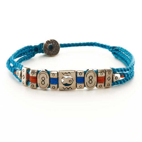 Silver bracelet "Common Effort, Communication"