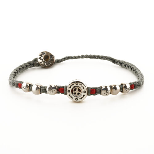 Silver bracelet "Communication & Faith"
