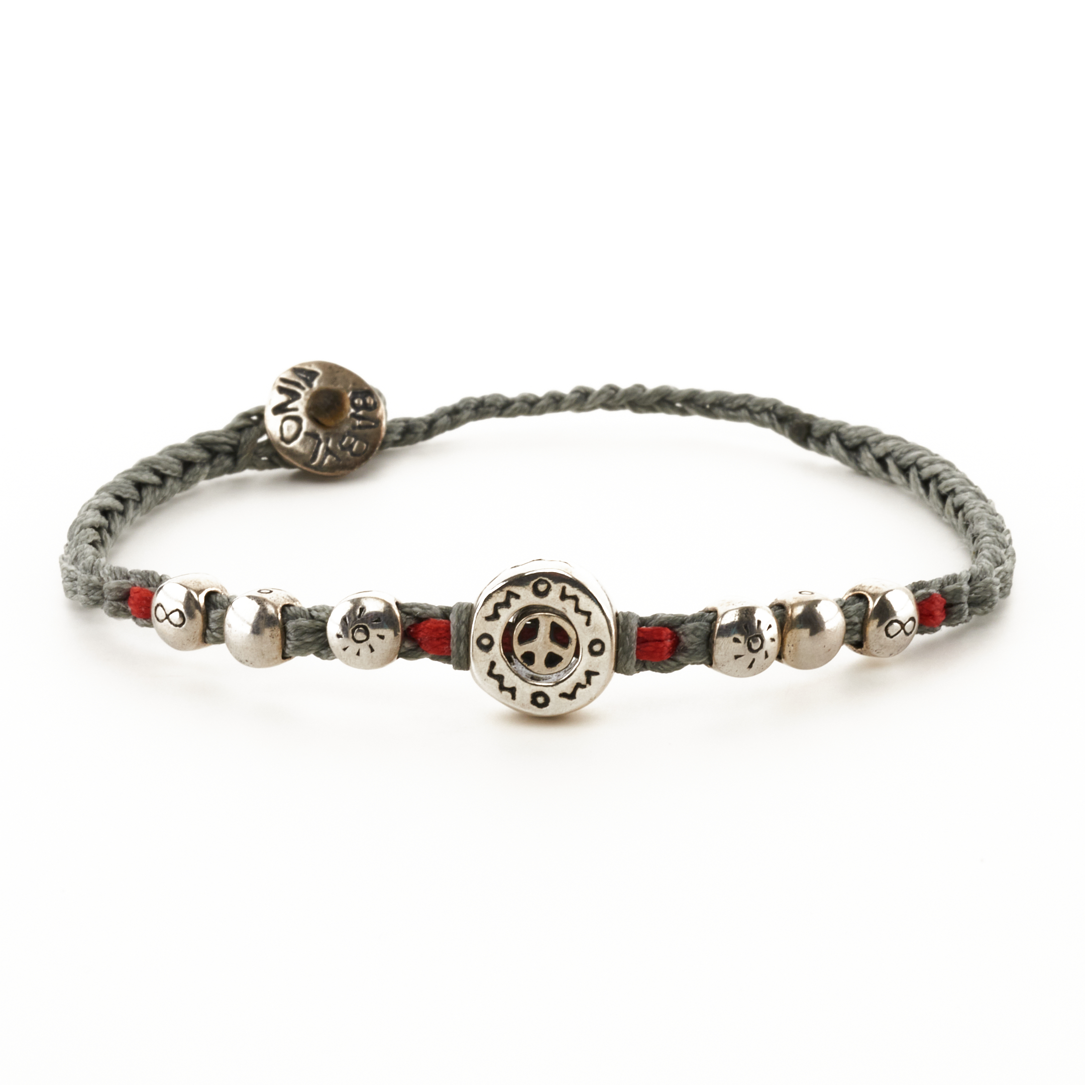 Silver bracelet "Communication & Faith"
