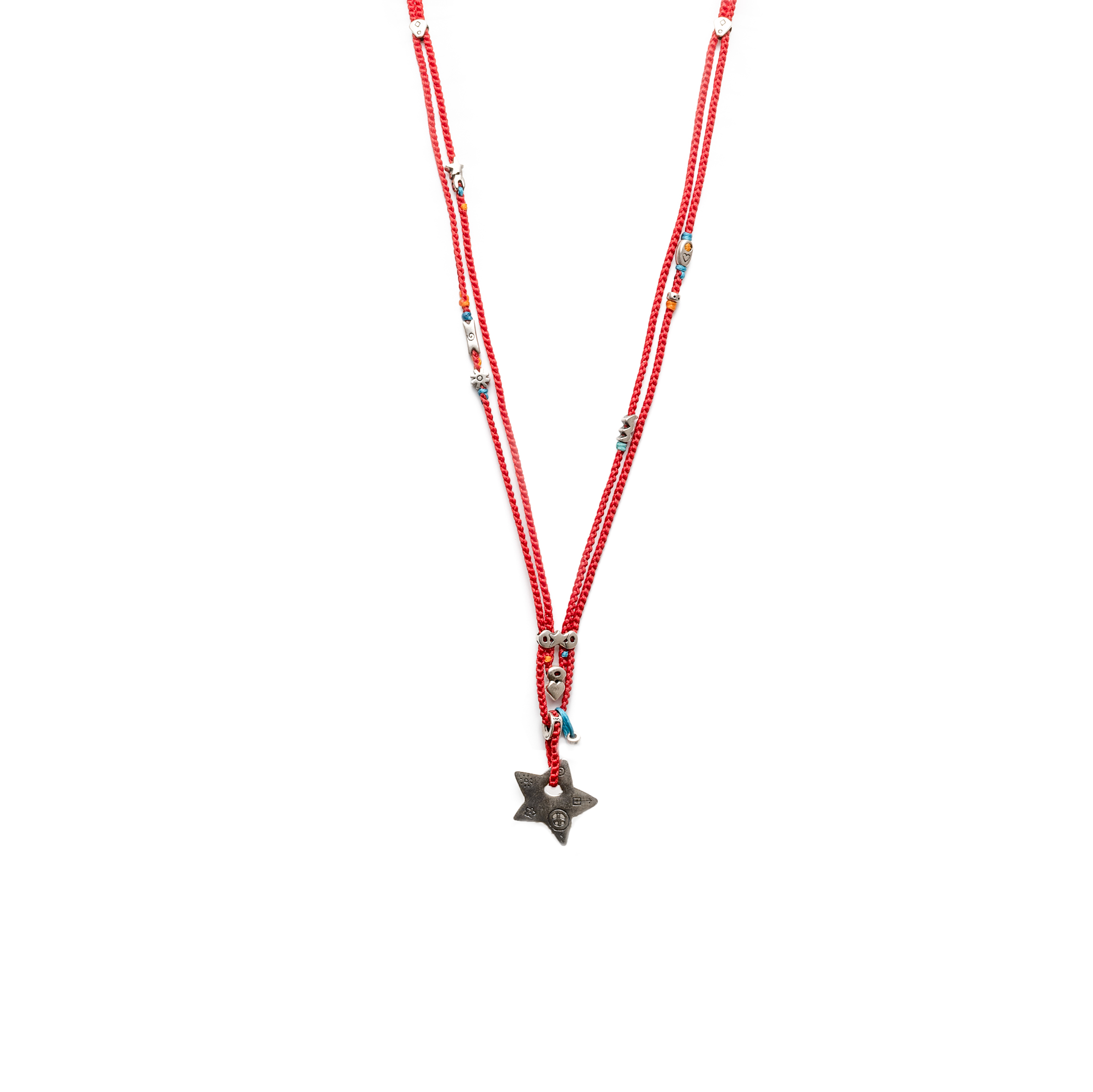 Silver necklace "Hope, Optimism, Sentiment"