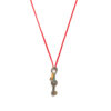 Silver necklace "Optimism, Sentiment & Ambition"