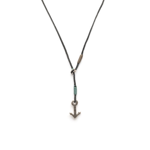 Silver necklace "Safety"