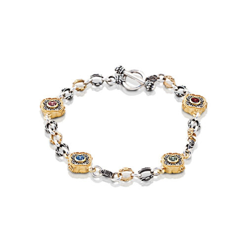 Ασημένιο Βραχιόλι με Swarovski Κρύσταλλα B342