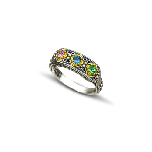 Δαχτυλίδι με Swarovski Κρύσταλλα D100