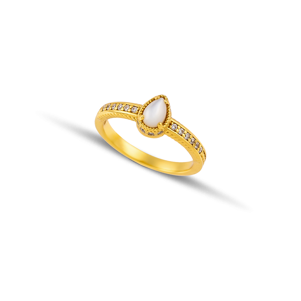 Silver Gold Plated Ring D209-1PE