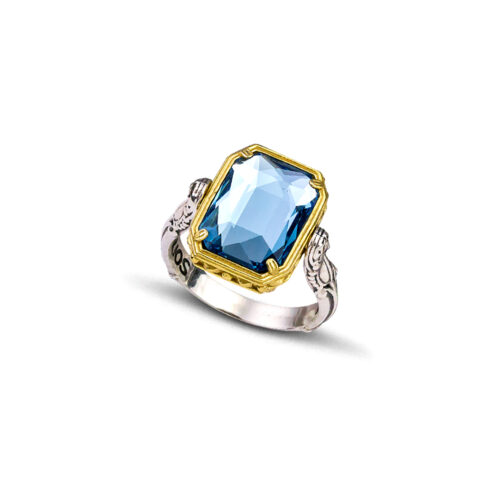 Δαχτυλίδι Διπλής Όψης με Swarovski Πέτρες D92