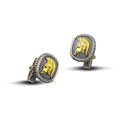 Cufflinks with Spartan Warrior MA99