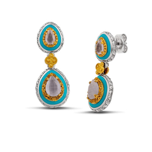 Silver Earrings S199-2T