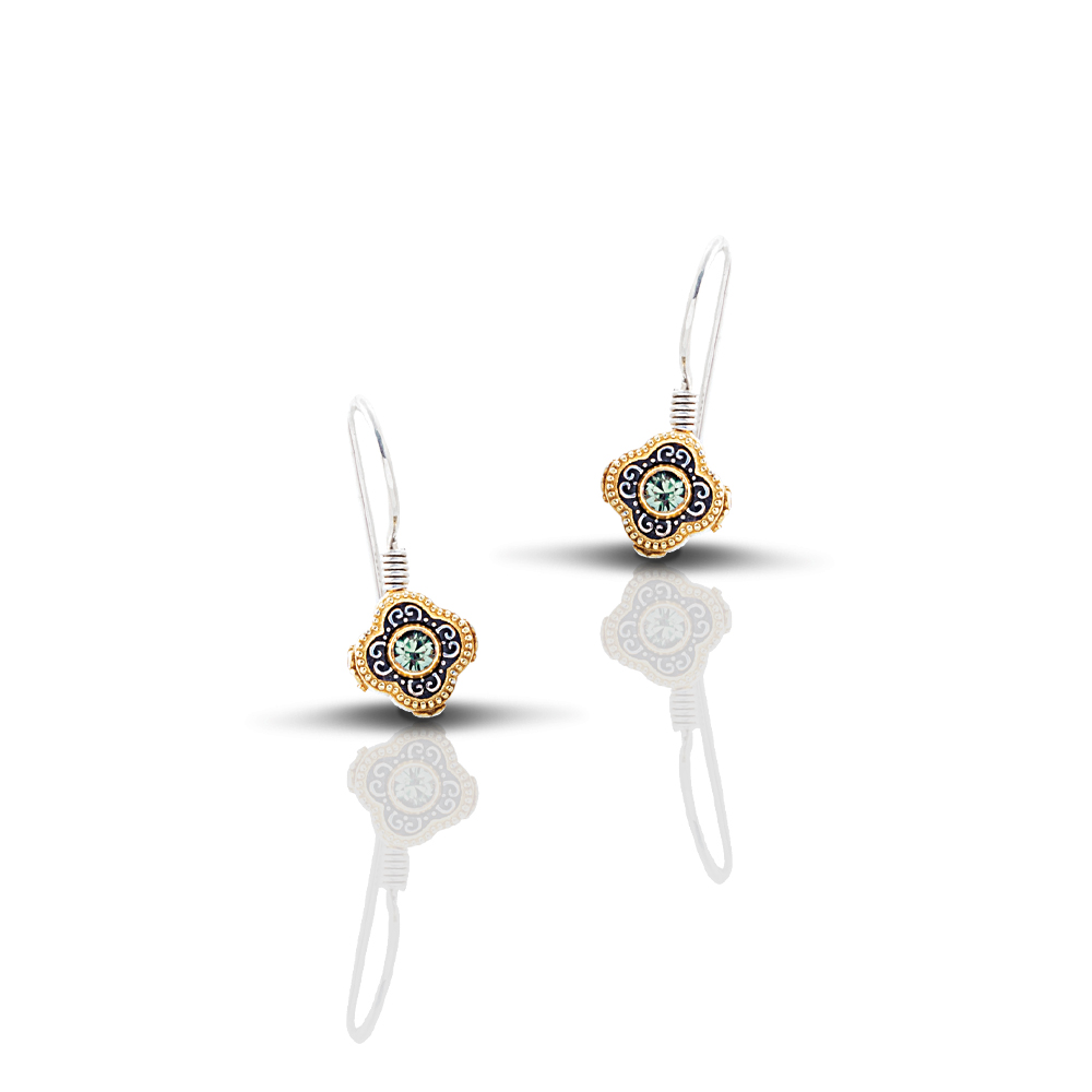 Earrings with Original Swarovski Crystals S215