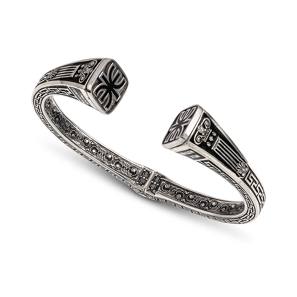 Silver Bracelet with Delphic Epsilon B191P