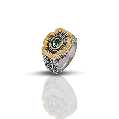 Ασημένιο Δαχτυλίδι με Swarovski Πέτρα D302