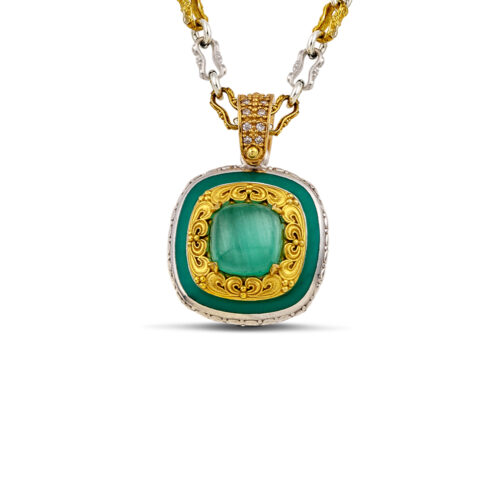 Silver Pendant M195E Without Chain