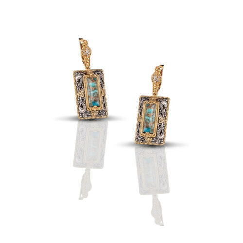 Silver Earrings with Swarovski Crystals S079